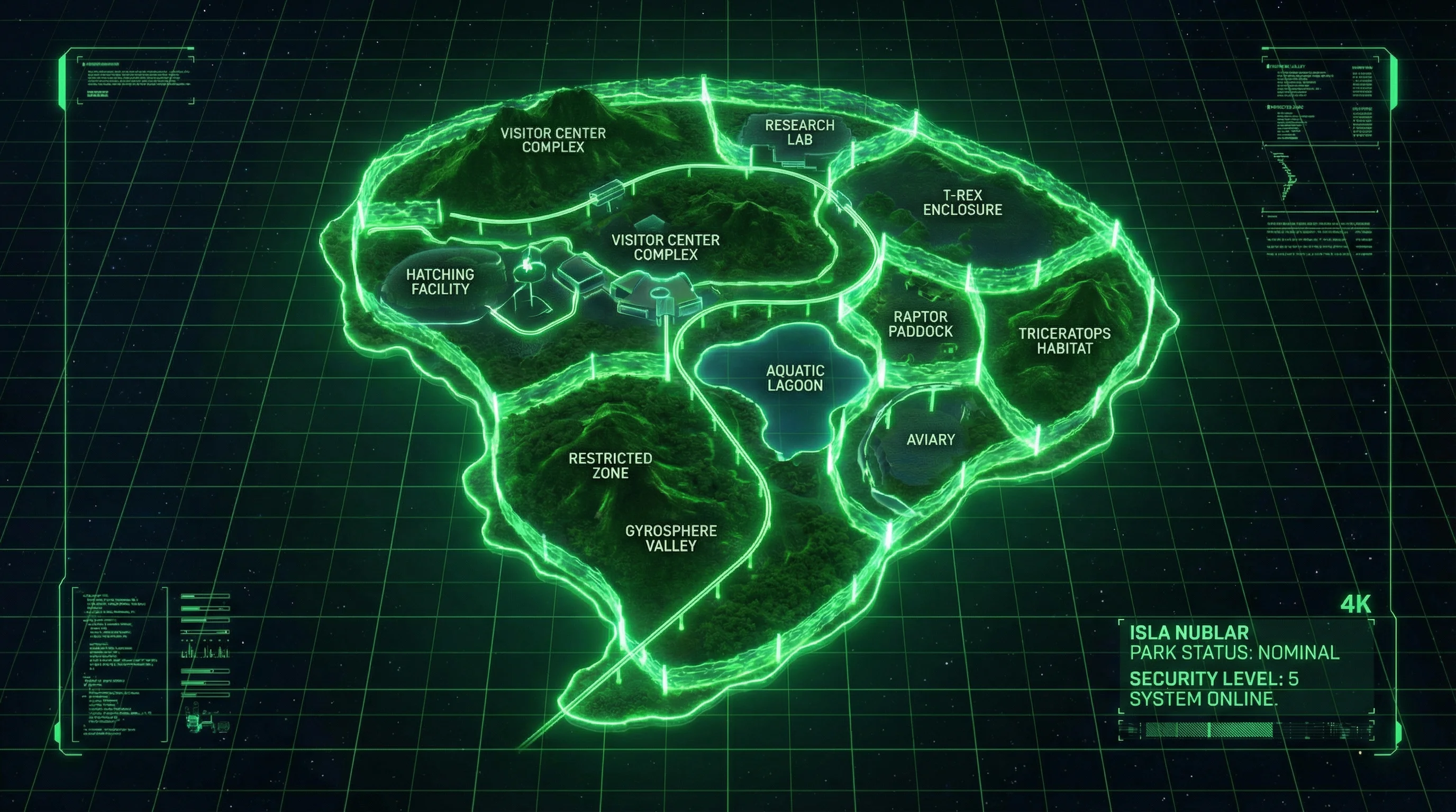 恐龙公园全景规划地图 - 中欧体育 建设蓝图